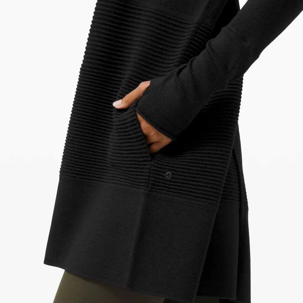Lululemon Sit In Lotus Wrap II Style Number: W4ANWS Black Size 6 - Picture 4 of 14